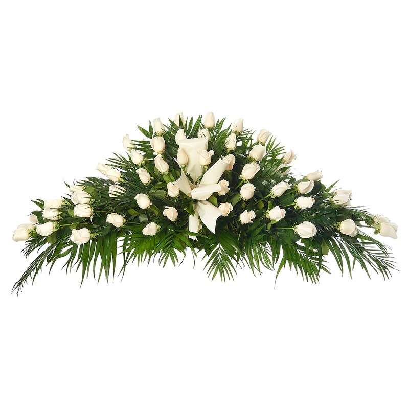 Cubre féretro blanco Premium